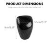 ABS Carbon Fiber Gear Shift Knob Head Cover Trim Sticker For Honda Accord 9th 9.5th 2014 2015 2016 2017 Car Interior Accessories