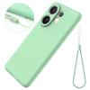 For vivo V60 5G/T4 Pro Liquid Silicone Case Phone Back Cover with Hand Strap