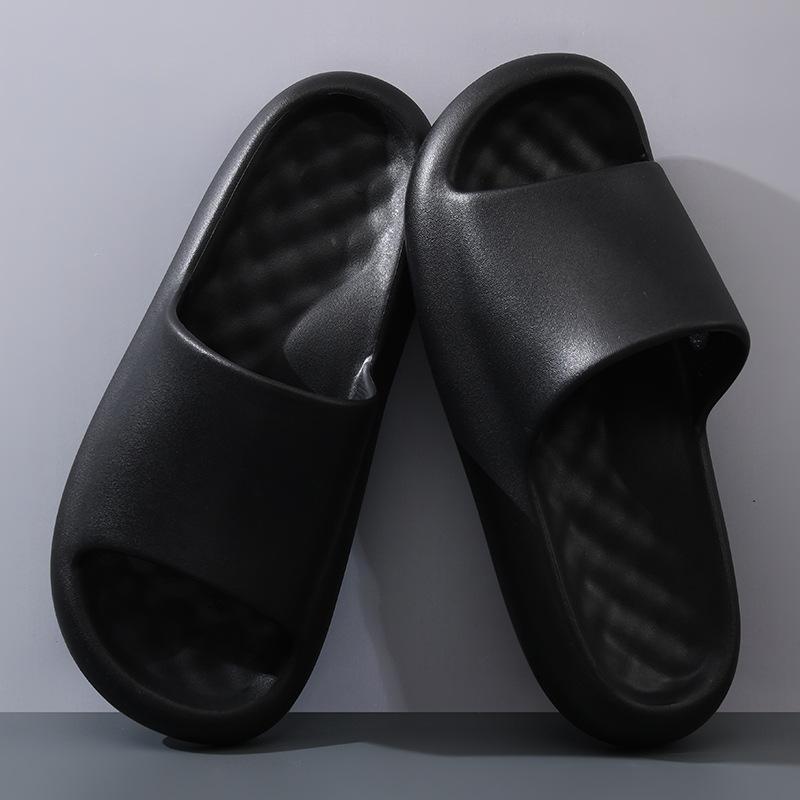 Slippers women's summer home bathroom non-slip EVA thick-bottomed beach couple wearing cool slippers men