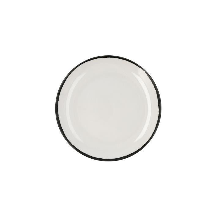Assiette Plate Ariane Vital Filo Blanc Céramique (6 Unités)