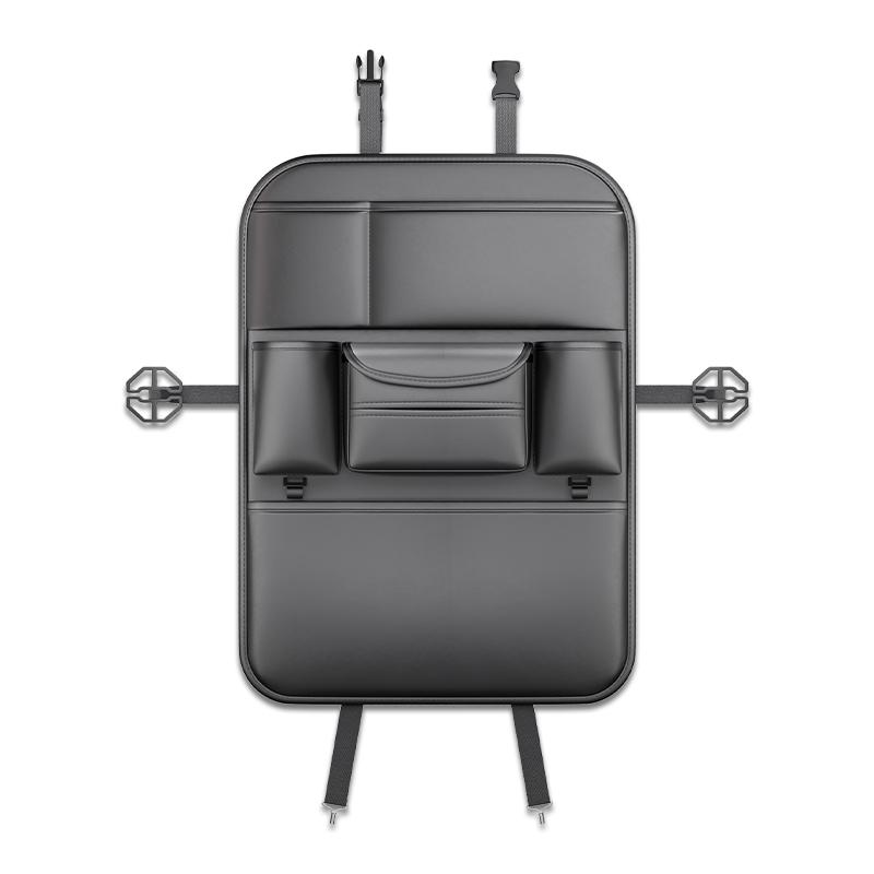 

Car Seat Back Storage Bag Wear-Resistant Car Backseat Organizer Tissue/Cup Holder Waterproof Anti-Kick Pad