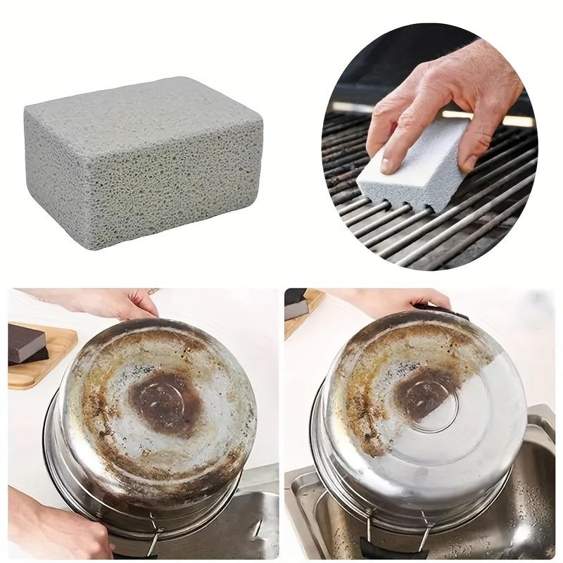 Grill Griddle Cleaning Brick Block, Ecological Grill Cleaning Brick, De-Scaling Cleaning Stone, For Removing Stains BBQ Racks Flat Top Cookers,
