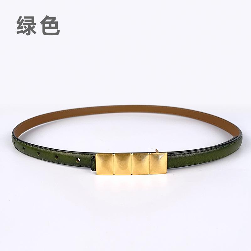 Genuine Leather Women'S Belt Retro Two-Layer Cowhide Belt With Jeans Casual Pants Belt Women'S Model
