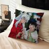 Inuyasha Anime Personalized Pillow Dust Cover Bedroom Kids Party Decoration Pillowcase Birthday Children Gift