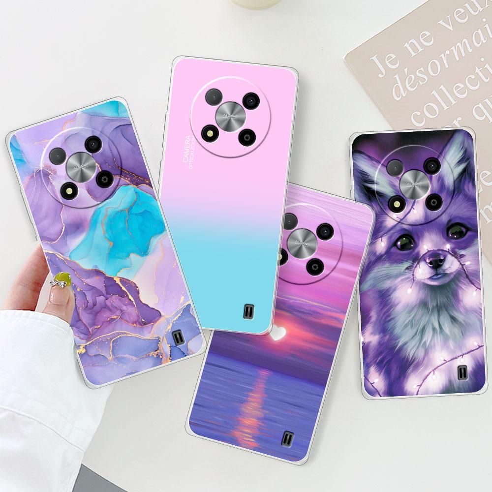 Pour ZTE Blade A73 Coque Pour ZTE Blade A73 5G Housse Mode Transparente Protection Silicone Souple Étui Téléphone Pour ZTE Blade A73 Coque Fundas