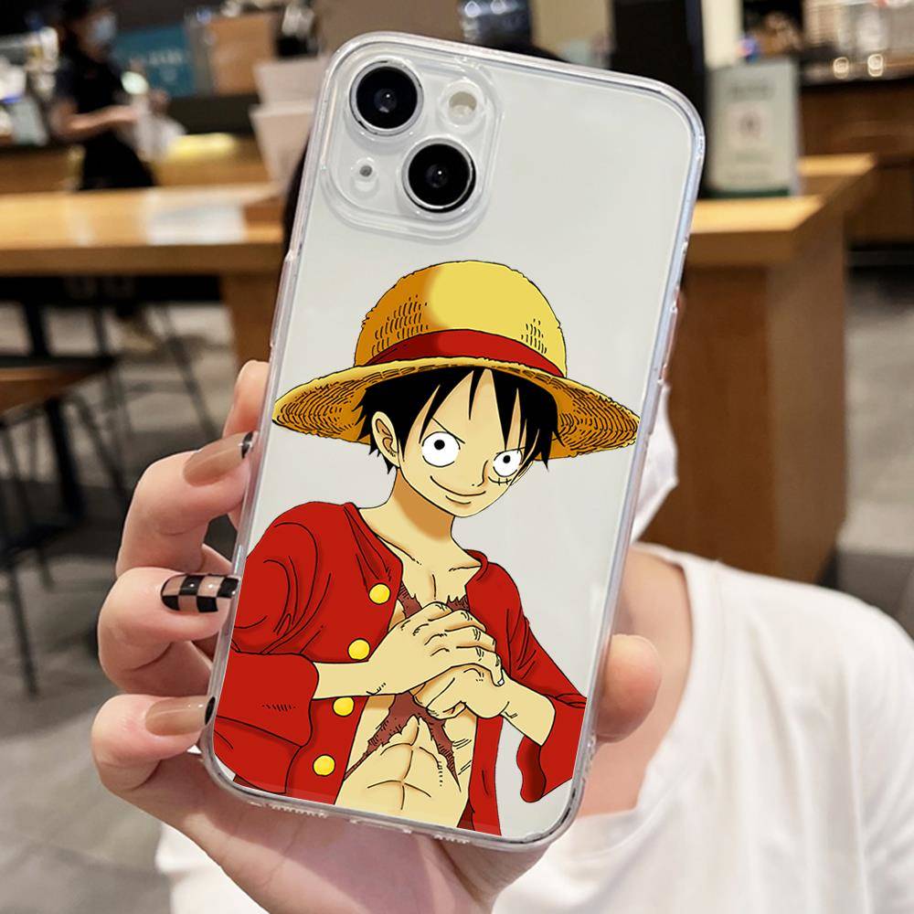 E-41 One Piece Luffy Hülle für Samsung A04S A05 A14 A06 A51 A15 A16 A12 S20 S21 S24 Ultra A55 A54 OPPO Reno 8 5 A22 A23 A25 A35 A34 A52 A11