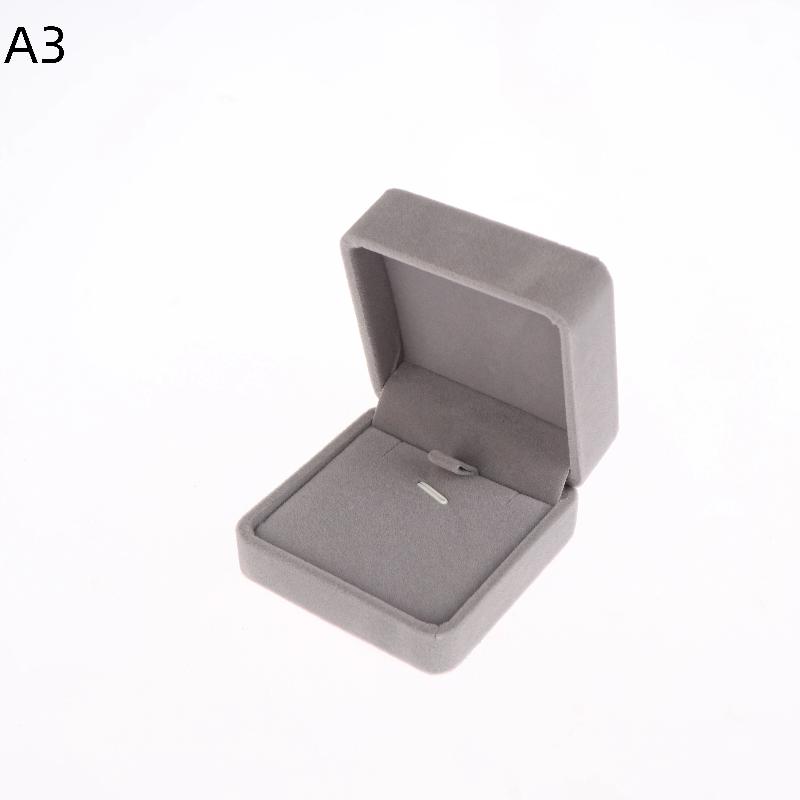 Velvet Jewelry Box Rings Necklaces Earrings Pendants Storage Box For Women Jewelry Packaging