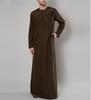 2026 Men's Loose Zipper Robe: Middle Eastern Arab and Malaysian Style