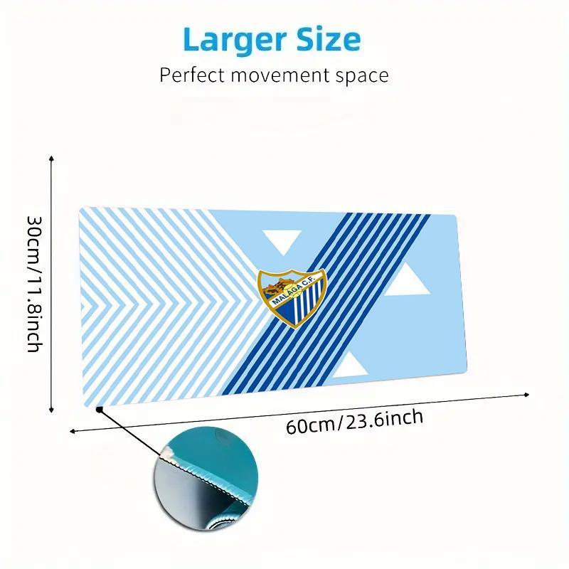 Malaga CF Color Mouse Pad Large Gaming Table Cushion Non-slip Laptop Tablet Big Mousepad XXL Mat Mini PC Playmat With Lock edge