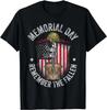 Dia da Memória Lembre os Caídos Dia dos Veteranos Presente para Veterano Camiseta Unissex