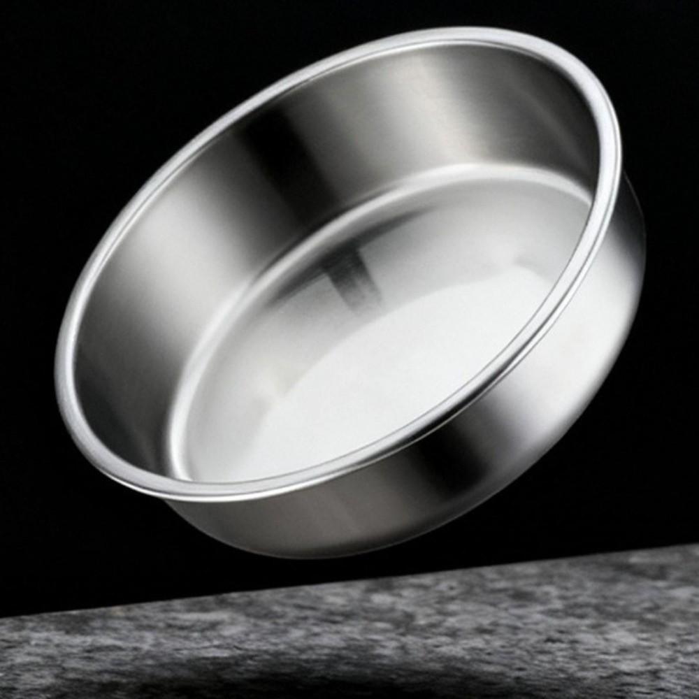 Large Capacity Steamed Egg Bowl Fall-resistant Rust-proof Stainless Steel Bowl Nonstick with Lids Rice Bowl Food Storage