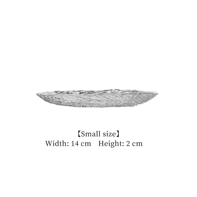 

Набор стеклянных тарелок-пиал со спиральным узором для домашнего использования - Простая, но элегантная десертная салатница, фруктовница - Легкое сервировочное блюдо