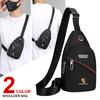 Car Emblem Chest Bag Outdoor Travel Crossbody Shoulder Bag For Cayenne Panamera Macan Boxster Cayman 718 911 Sticker