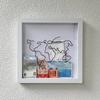 Travel Adventure Archive Box Ticket Shadow Box Photo Frame for Wall and Table Top Display Keep Memories Home Decor Storage Sbox