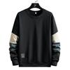 Sudadera con Capucha de Manga Larga en Bloques de Color para Hombre Tallas Grandes - Prenda Básica Trendy de Cuello Redondo para Primavera, Otoño, Invierno 2026
