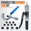 Hydraulic Tube Expander Tool Kit with 11 Pipe Expander Heads Air Conditioner Copper Tube Flapper Refrigerator Tube Flapper