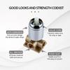 8-12 Inch Double Shower Head Brushed Rose Gold Shower  Mixer 3 Concealed Handles Wall Mounted Hot & Cold Wall Mounted Tap