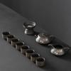 Qiuqiao Zisha Black Clay Kung Fu Tea Set