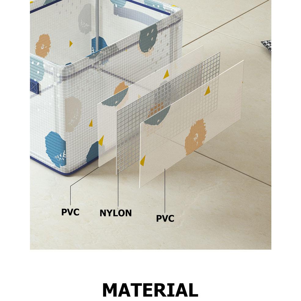 Large Capacity Desktop Snacks Cosmetics Books Toys Storage Boxes Clothing Pants Sundries Folding Organizer Basket