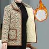 Women Winter Thicken Outerwear Middle-Aged Elderly Mothers Add Velvet Warm Jacket