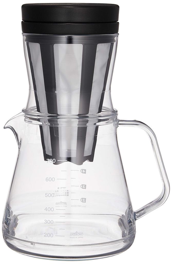 Akebono Sangyo Coffee Server Strom 750 2WAY Dripper Set Black Drip CoffeeCold Brew Coffee TW-3760