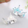 Vintage Multi-color Metal Crown Cake Decoration Elegant Wedding Princess Birthday Dessert Decoration Flags