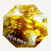 Custom Name Dragon Ball Theme Automatic Umbrella, Lightweight & Portable, 8 Rib, Perfect for Outdoor Travel, Birthdays, Christmas, Gifts.