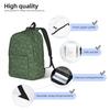 Creepers Zombie Pattern Texture Classical Backpack Outdoor High School Hiking Travel Daypack for Men Women Laptop Shoulder Bag