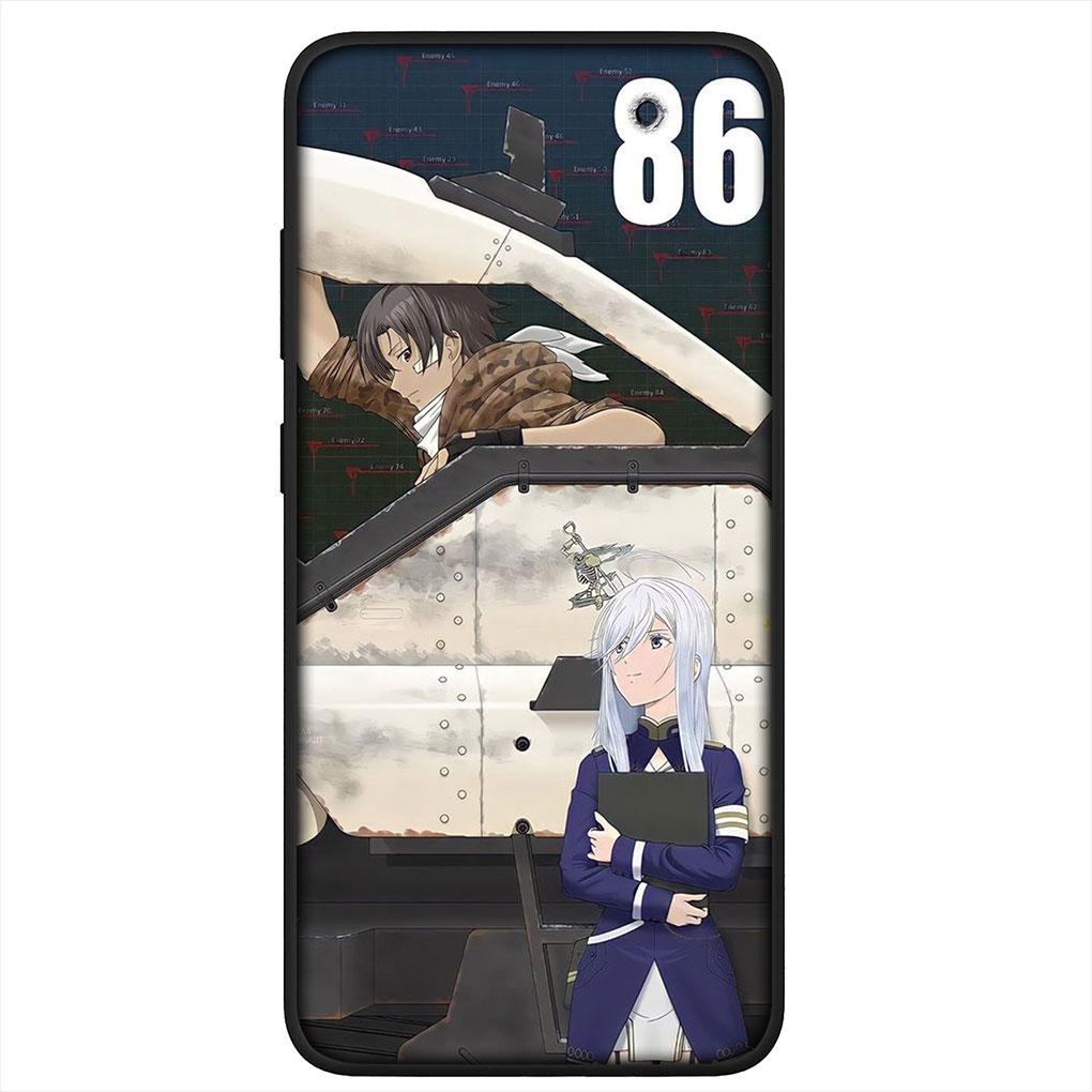 Anime 86 Eighty Six Wallpaper Cover Case for Samsung Galaxy S24 S23 Fe Ultra A55 A35 A24 A15 A05 M55 M15 Plus A02 A03 A70 S7