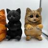 Simple Installation Cat Toilet Paper Holder 3D Cat Shape Hanging Paper Towel Stand  RV Travel