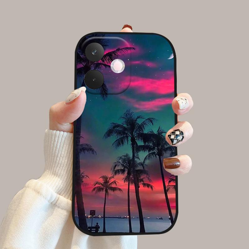 Dla Oppo A5 Pro 5G Miękkie Etui Kwiaty Moda Silikonowe TPU Zderzak Telefonu Pokrowiec Dla Oppo A 5 Pro 5G Urocze Ochronne Etui Fundas