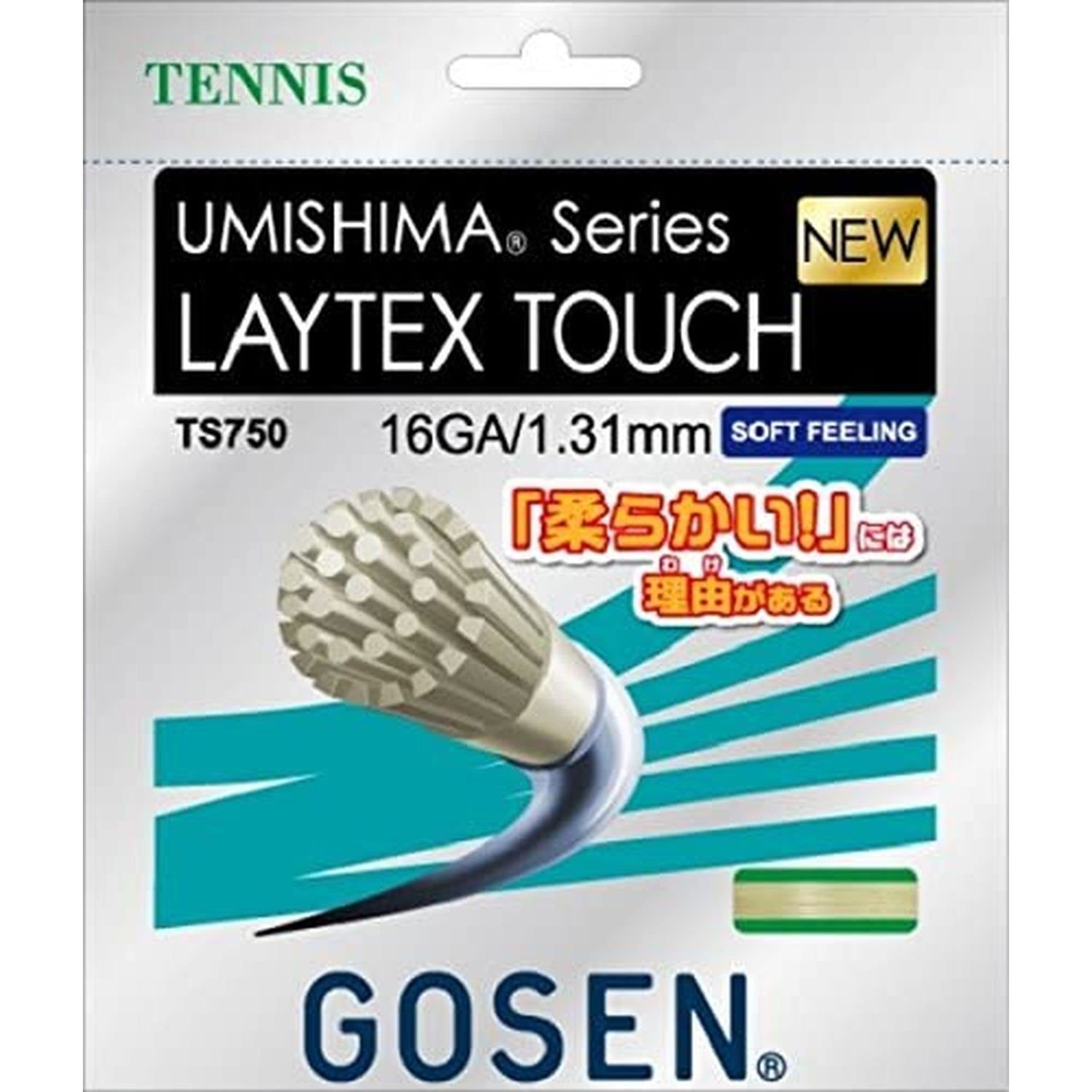 

Теннисные струны GOSEN Latex Touch TS750, 16, Натуральные,