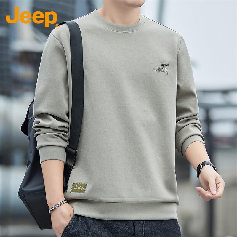 JEEP Men's Crewneck Pullover Sweatshirt