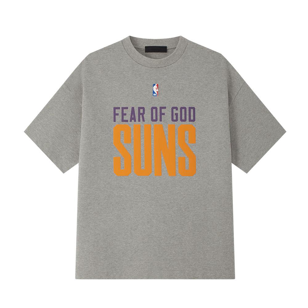 Fear of God Essentials Suns 90s Tee Dark Heather Men Tops Grey 125NB252025F S