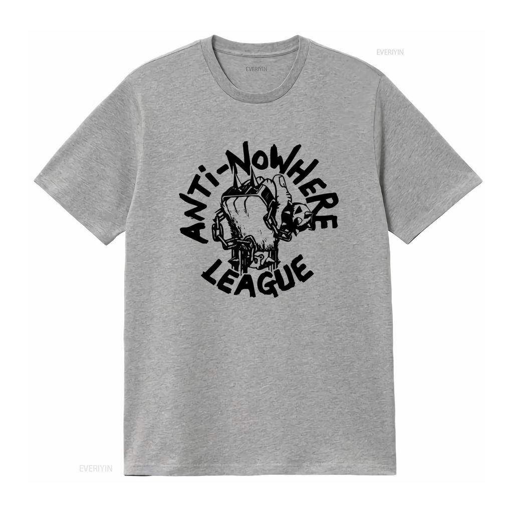 Anti Nowhere League Retro Music Punk Rock T Shirt 183 White Bold Design High Quality Print vintage Washed Breathable fashion
