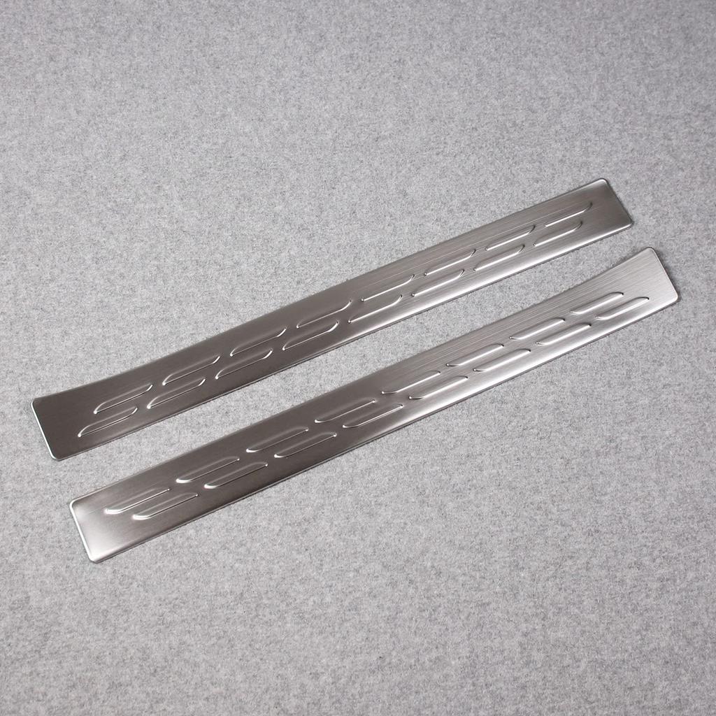 RUIQ Stainless Steel Step Garnish for Nissan Note Interior and Side Step Garnish for Nissan Note Model E-Power (Silver) - E-Power (New e13)