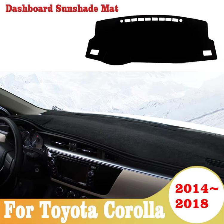 Car Dashboard Cover Pad For 2014-2018 Toyota Corolla Sunshade Protector Anti-UV Dash Mats Non-slip Pads Interior Accessories