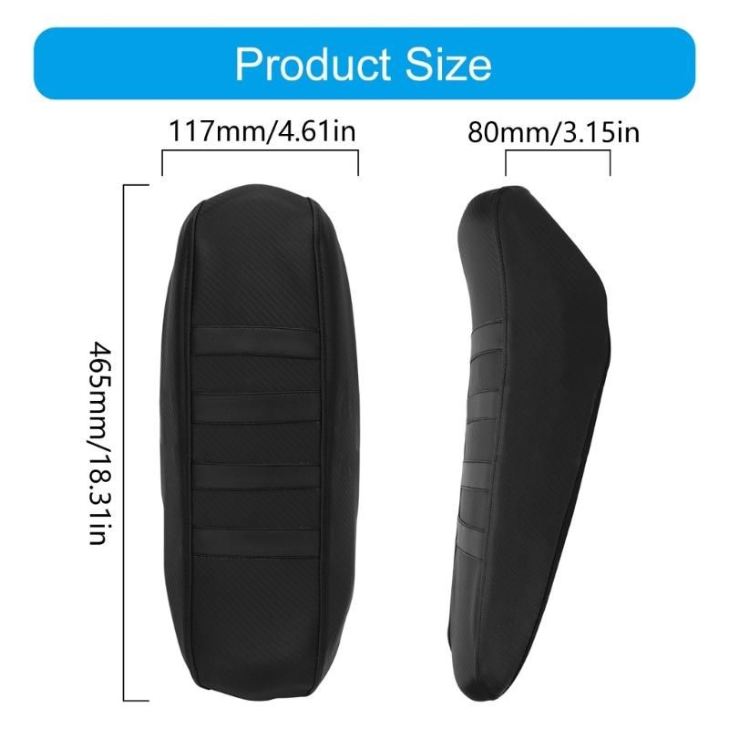Motorcycle Seat Cover PVC Leather Seat Cushion Thicken Breathable Cover for X160 Seat Pad Cushion for Long Ride