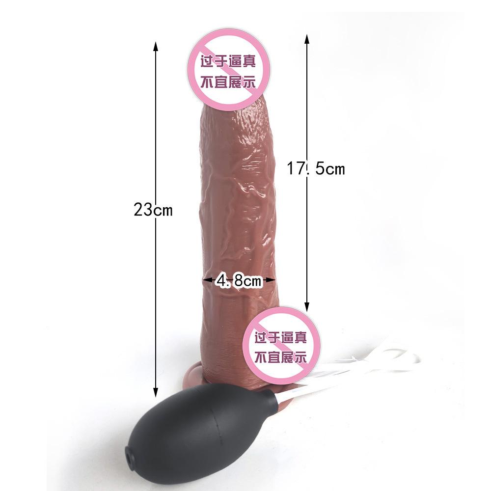 Can Spray Female Masturbator Size Simulation Dildo Shooting Male Root Inverted Model Adult Female Sex Toy