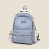 Summer School Bag Female High School Student Junior High School Student College Student Backpack Female Large Capacity Contrasting Color Backpack