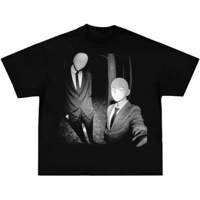 Slender Man Saitama Tee Unisex Short Sleeve Shirt S-4XL