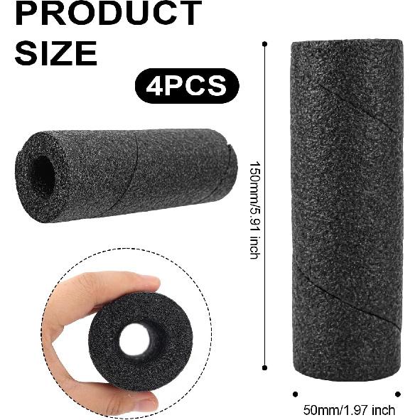 4pcs Bed Frame Leg Covers, Outer Diameter 1.97 Inch Toe Protectors for Furniture Bendable Bed Leg Protectors Bed Feet Guards, Keeping Your Toes from