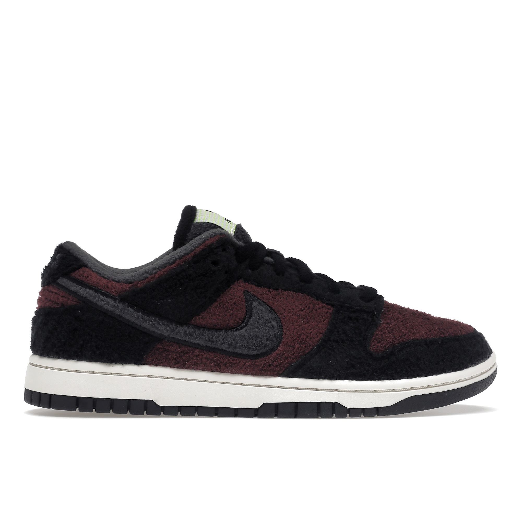 Nike Dunk Low Women Burgundy Crush Black Dark Smoke Grey White DQ7579-600 EU 36.5