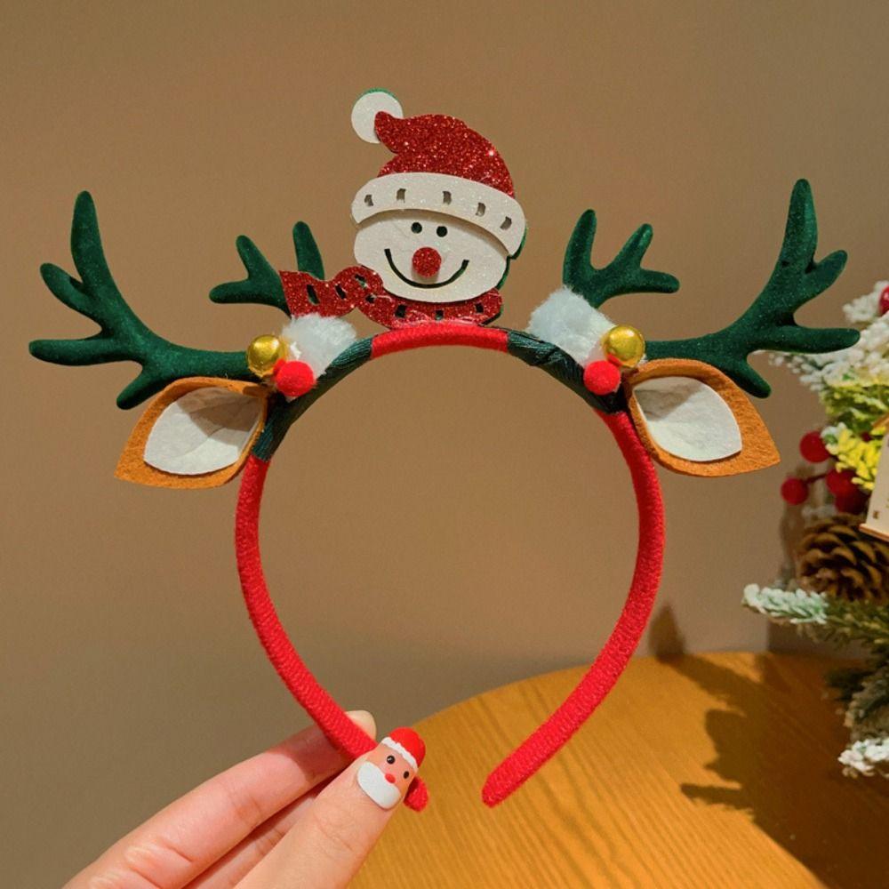 Elf Antlers Headband Santa Claus Christmas Elf Headband Christmas Headband  Party
