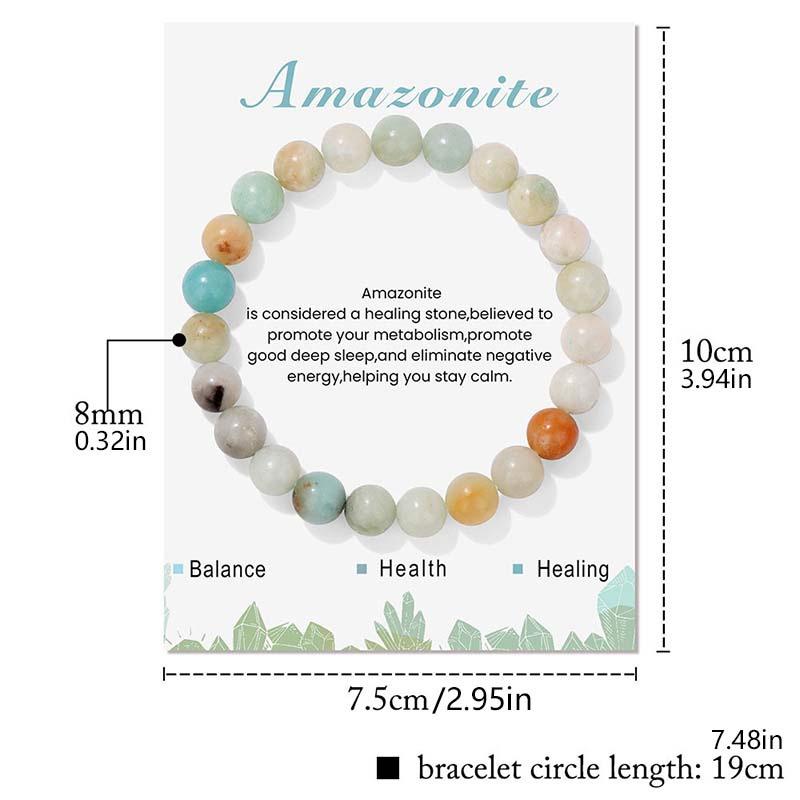 8MM Pink Quartzs Stone Bracelet Minimalism Natural Carnelian Amethysts Gem Stone Bead Elastic Bangle Jewelry Gift for Women Men