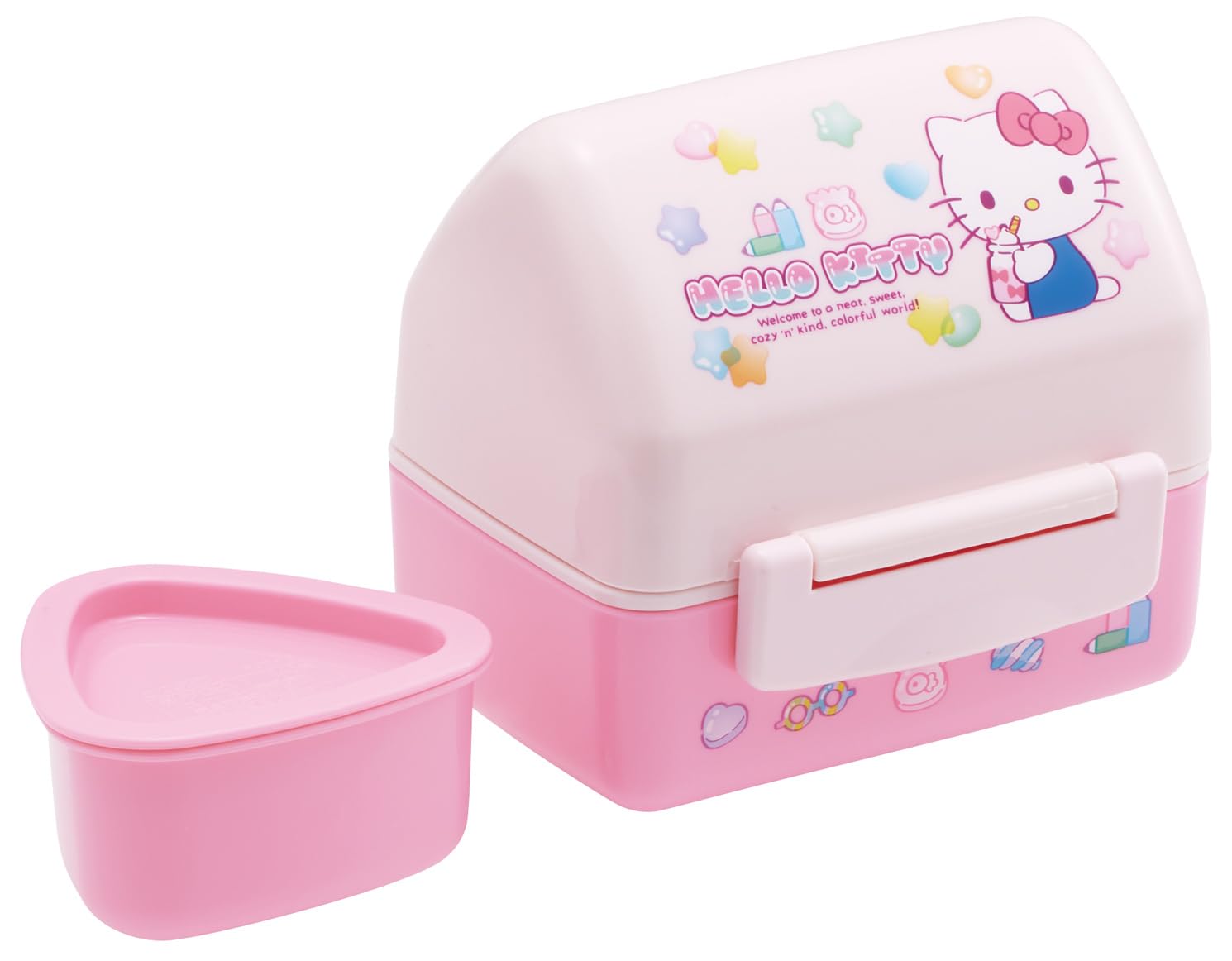 Skater Lunch Box Made in Japan Sanrio Hello Kitty Marshmallow (Onigiri/Rice Ball) - - POT5-A