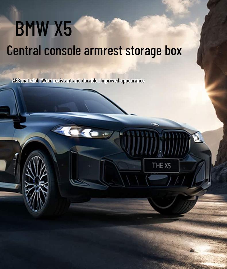 Center Console Armrest Storage Box for 2019-2025 BMW X5, X6, X7, and X5L