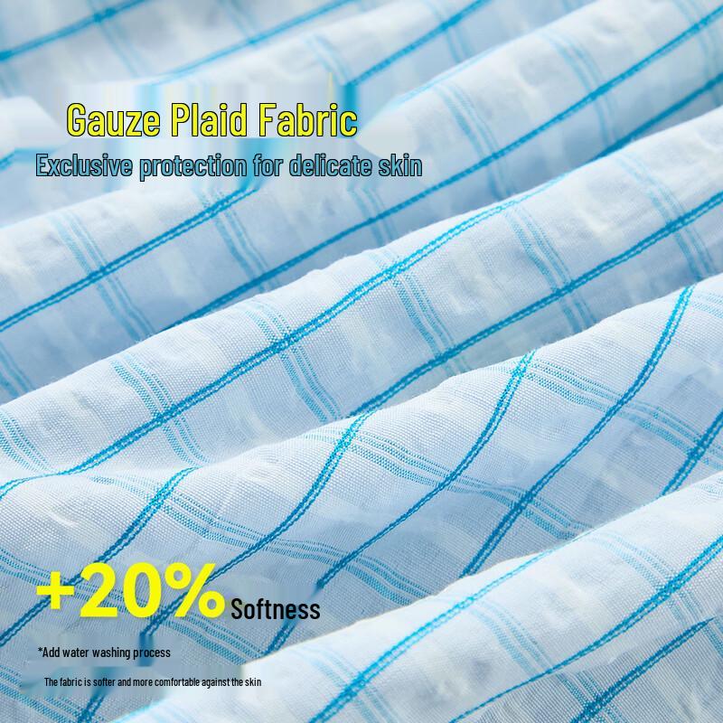 ASK JUNIOR Girls' 2026 Summer Plaid Sleeveless Princess Dress