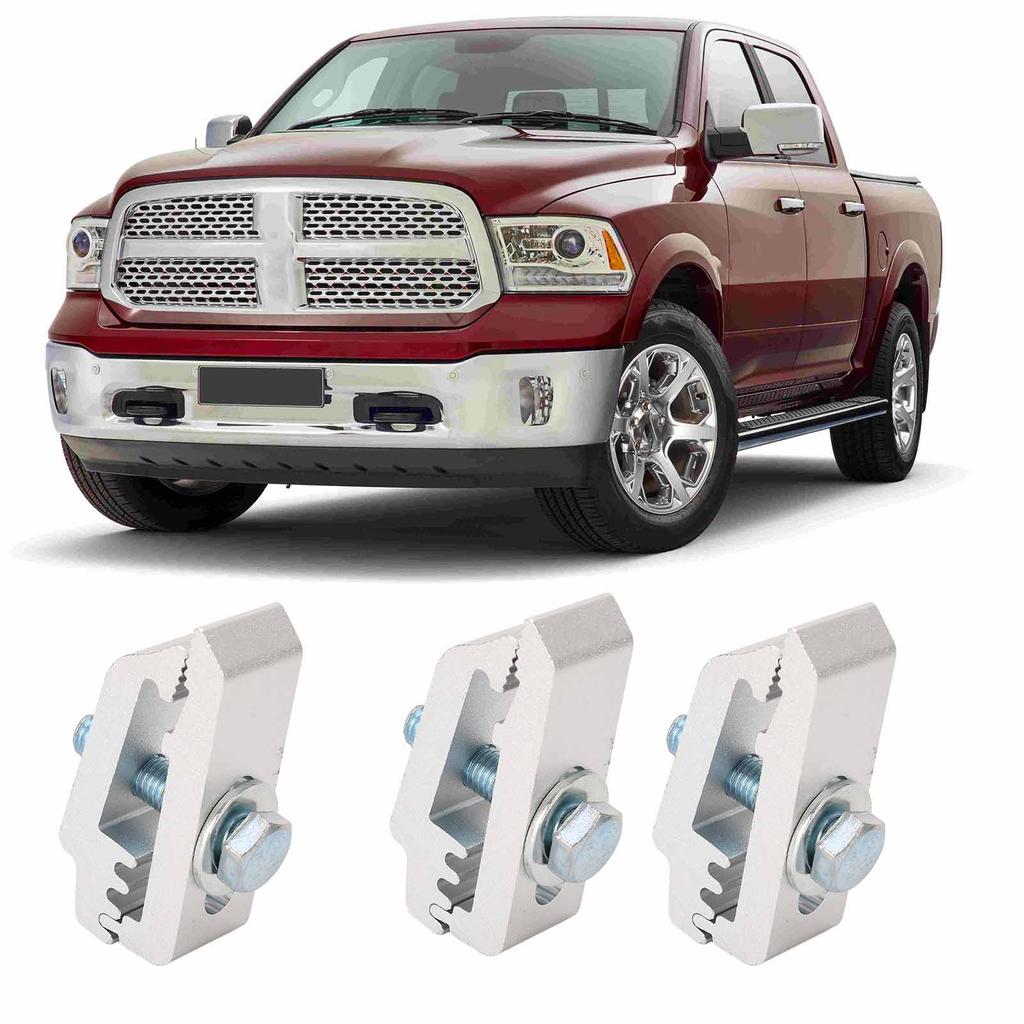 6 ks Svorky na kryt korby nákladního vozu 1112514 Hliníkové Nízkoprofilové Svorky pro montáž na většinu korb nákladních vozů