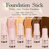 6-color Foundation Stick Waterproof And Sweat-proof Brightening Contouring Concealer Stick Lightweight Matte Liquid Foundation